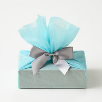 ヘッズ ラッピングカラーペーパー-ライトブルー(200枚) WP-LB 1セット(10パック×200枚)（直送品）