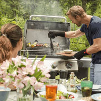 Weber 61011108 ジェネシス II E-310 ガスグリル GBS LP 黒 00119611　1セット（直送品）