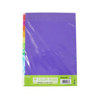 クラウングループ PPカラーインデックスA4縦 CR-ID-12N 1パック