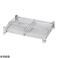 アズワン 折りたたみステンレスバスケット 450×300×216mm OB-2 1個 4-3905-02（直送品）