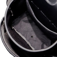 腰袋薄型２段（黒金） AB-32BG 1個 フジ矢（直送品）