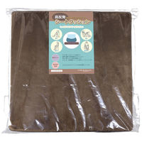 iiもの本舗 高反発シートクッション 40×40cm ブラウン 4589596693972 1セット(3枚)