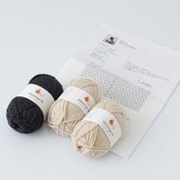 原ウール Knitworm 編み物キット 2-12　あみぐるみの羊さんキット 1セット（直送品）