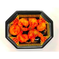 惣菜容器　V-616-27 飛龍黒　500枚(50枚×10) 0210616278170　シーピー化成（直送品）