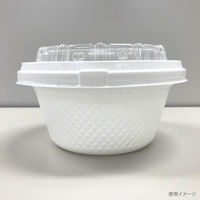 どんぶり容器　TNパイン17 無地本体　600枚(50枚×12) 0250617000155　シーピー化成（直送品）