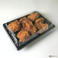 寿司容器　BS長戸24 黒本体　1200枚(50枚×24) 0691124000525　シーピー化成（直送品）