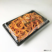 寿司容器　BS長戸25 黒本体　900枚(50枚×18) 0691125000525　シーピー化成（直送品）