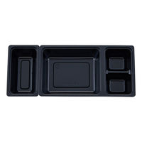 タカギ産業 仕出弁当 TS-BOX90-40 本体2段セット(上段+下段) 200枚 2003713 1袋(200枚入)（直送品）