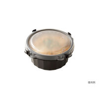 どんぶり容器 4点止めどんぶり RBC-02 本体 蓋 セット 300枚(50枚×6) 54343 1ケース(300枚入(50枚×6袋))（直送品）