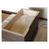 留河 米びつ 桐製 5kg 焼桐 264421 1個（直送品）