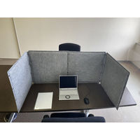 簡易型 抗ウィルス加工 吸音パーテーション（天井なし） VB-AB1　1個 積水樹脂（直送品）