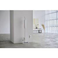 アイリスオーヤマ 紙パック式掃除機 充電式スティッククリーナー SBD-200P-W 1台