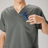 フォーク 7091SC ブラック 3L 7091SC-9-3L 1枚　スクラブ（直送品）