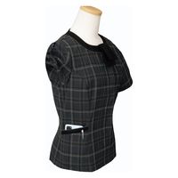 フォーク nuovo オーバーブラウス（リボン付き） チャコール １３ FB71432-55-13（直送品）