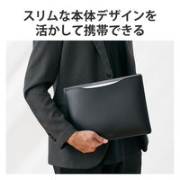 MacBook Pro / Air パソコン ケース ソフトレザー ブラック BM-IBSVM2213BK エレコム 1個（直送品）