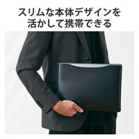 MacBook Pro 14インチ パソコン ケース ソフトレザー ブラック BM-IBSVM2214BK エレコム 1個