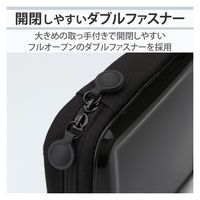 CD DVDケース セミハード ファスナー付 24枚入 ブラック CCD-H24BK エレコム 1個