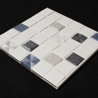 D.I.Yタイル キラキラ星ミックス がっちりシール KIR-SBNP-S 藤垣窯業 1枚（直送品）