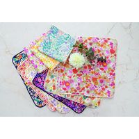 プレーリードッグ シュシュフルールハンカチ 小花 ブラックベリー CFH-513 1セット(3枚)（直送品）