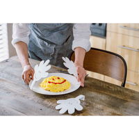 フォーラル 食べ物がラップにつかない　ラップ用アーム　ママの手　ホワイト　3個入　ホワイト 280957 1個（直送品）