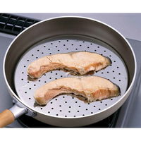 下村企販 蒸し皿 フライパン用蒸し調理プレート 23.5cm ステンレス製 288299 1個（直送品）