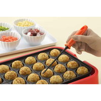 下村企販 たこ焼き器をキズつけにくい平型たこピック 2本組 ナイロン製 288301 1個（直送品）