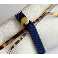 パラデック メガネケース スリム メガネ柄 おしゃれ 眼鏡ケース Calmo カルモ ブラック 302947 1個（直送品）