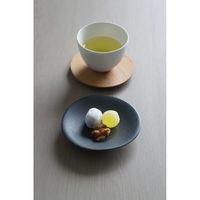 ロロ プレート 11cm 美濃焼 結 皿 和食器 磁器 日本製 墨 313781 1個（直送品）