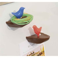 ビッテ 輪ゴム掛け トリノス 鳥の巣 輪ゴムホルダー マグネット ブルー 315431 1個（直送品）