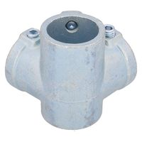 大里 ユニクロ パイプクランパー 3方面通 ID-602 1セット(2個)（直送品）