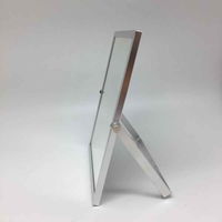 パラデック ミラー 高さ19.5cm 卓上 角度調節 スタンドミラー アルミミラー 鏡 かがみ 化粧鏡 330848 1個