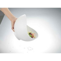 リッチェル ボウル らくチンお料理ボウル くるっと L ホワイト 300339 1個（直送品）