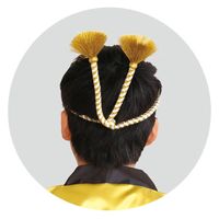 アーテック かんたんねじりはちまき 赤/白 3370 1セット(5本)