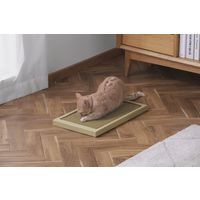 アイリスオーヤマ 爪とぎ 爪研ぎ 猫 壁 縦型 ダンボール 段ボール 両面使用可能 猫の爪とぎ ワイドタイプ P-NTW-290R ナチュラル（直送品）