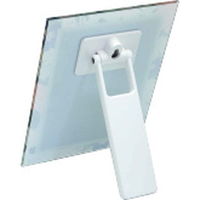 パラデック ミラー 3WAY ウォールミラー スタンドミラー 卓上 ハンドミラー 手鏡 花柄 鏡 かがみ 壁掛け 角型 長方形 ピンク（直送品）