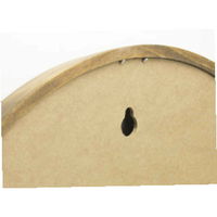 パラデック ミラー ウォールミラー 直径34.8cm 壁掛け 木製 無垢材 天然木 鏡 かがみ 円形 丸型 ブラウン 330732 1個（直送品）