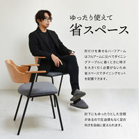 B.Bファニシング Francis ダイニングチェア FRDC0095FAGRY 1セット(2脚入)（直送品）