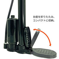 サギサカ 自転車専用 サイクルポンプタンク付 SGマーク付 英・米式バルブ対応 33328 1個