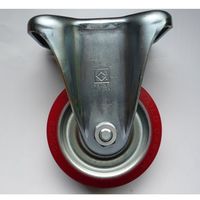 エスコ 150mm キャスター(固定金具付) EA986PN-54 1個（直送品）