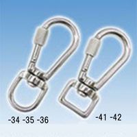 エスコ 78.5mm スイベルスナップ(ステンレス製) EA638AG-35 1セット(3個)（直送品）