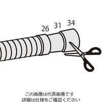 エスコ 2.0m 洗濯機用排水ホース(L型) EA468CJ-228 1セット(5本)（直送品）