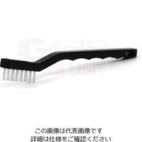 エスコ 180mm 樹脂ハンドルブラシ(ナイロン) EA109BW-2 1セット(15本)（直送品）