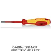 エスコ #1x 80mm [+]ドライバー(絶縁/先細軸) EA560KB-101 1セット(3本)（直送品）