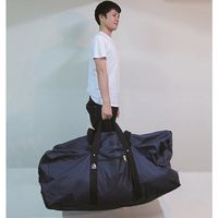 エスコ 1016x457x508mm/240.1L ボストンバッグ(ブラック) EA927CJ-22 1個（直送品）