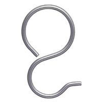 エスコ 32mm パイプSカン(鉄ユニクロ/3個) EA638DS-45A 1セット(90個:3個×30袋)（直送品）