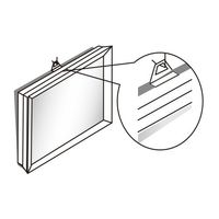 エスコ 32x47.0mm ハンガープレート(ステンレス製) EA951DZ-7 1セット(15個)（直送品）