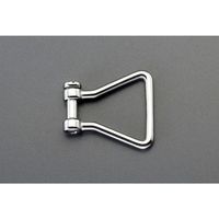 エスコ 90.7kg バンドシャックル(ステンレス製) EA628WS-5 1セット(10個)（直送品）