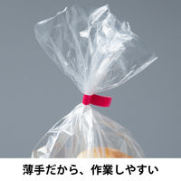【ポリ袋】アスクル 吊るしひも付き規格袋 LDPE 0.02mm厚 14号 透明 1袋（100枚入） オリジナル