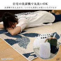 スミノエ 洗える 防音 ラグ シャルム 1850×1850mm グリーン 4549781259949 1枚（直送品）