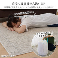 スミノエ 洗える ラグ ノエル 1300×1850mm アイボリー 4549781280967 1枚（直送品）
